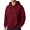 AB02_Wine, variant on Resicozy Zip Up Hoodie Men Long Sleeve Solid Color Plain Hooded Sweatshirts Casual Fall Spring Track Jackets with Pockets Brown L