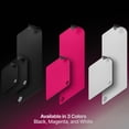 thumbnail image 7 of SteelSeries QcK Heavy Gaming Mousepad — Thicker, Non-Slip Silicone Rubber Base, Optimized for Gaming — Large Size  — Magenta, 7 of 7
