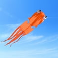 thumbnail image 4 of Graflsoa Soft Fabric Kite with 30m String Handle - Orange, Red, or Black Options - 150x330cm Polyester Design, 4 of 6