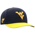 thumbnail image 2 of Men's Top of the World True Navy West Virginia Mountaineers Reflex Two-Tone Flex Hat, 2 of 3