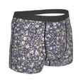thumbnail image 3 of Balery Daisies Flowers Men's Boxer Briefs, Soft and Breathable Cotton Underwear with nylon Waistband-Small, 3 of 9