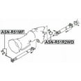 thumbnail image 2 of Febest CROSS SHAFT JOINT, DRIVE SHAFT 29X95 # ASN-R51MF OEM 37125-5X00A, 2 of 2