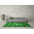 thumbnail image 3 of Ahgly Company Indoor Round Abstract Green Modern Area Rugs, 8' Round, 3 of 4