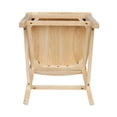 thumbnail image 2 of International Concepts 24-Inch FanBack Stool, Unfinished, 2 of 5