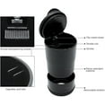 thumbnail image 4 of Car Ashtray, Car Ashtray With Lid Portable Car Ashtray Less Car Ashtray Car Ette Ashtray, For Car, Home, And, 4 of 4