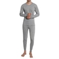 thumbnail image 1 of Jumpingount Calzoncillos largos de invierno, ropa interior térmica, ropa cálida de felpa con autocalentamiento, camisetas de manga larga, conjuntos de ropa Gris claro SG, 1 of 6