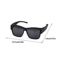thumbnail image 5 of Driving Polarized Overglasses Driver Goggles Over Glasses Sunglasses for Women Men Wrap Around Cover Sunglasses, 5 of 8
