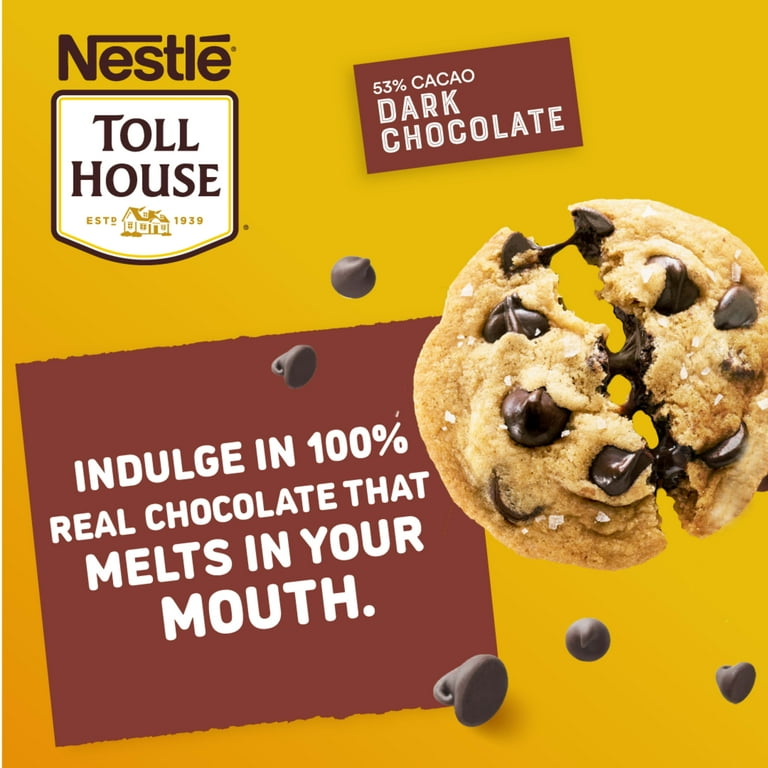 NESTLE TOLL HOUSE Dark Chocolate Morsels 40 oz Bag - Walmart.com