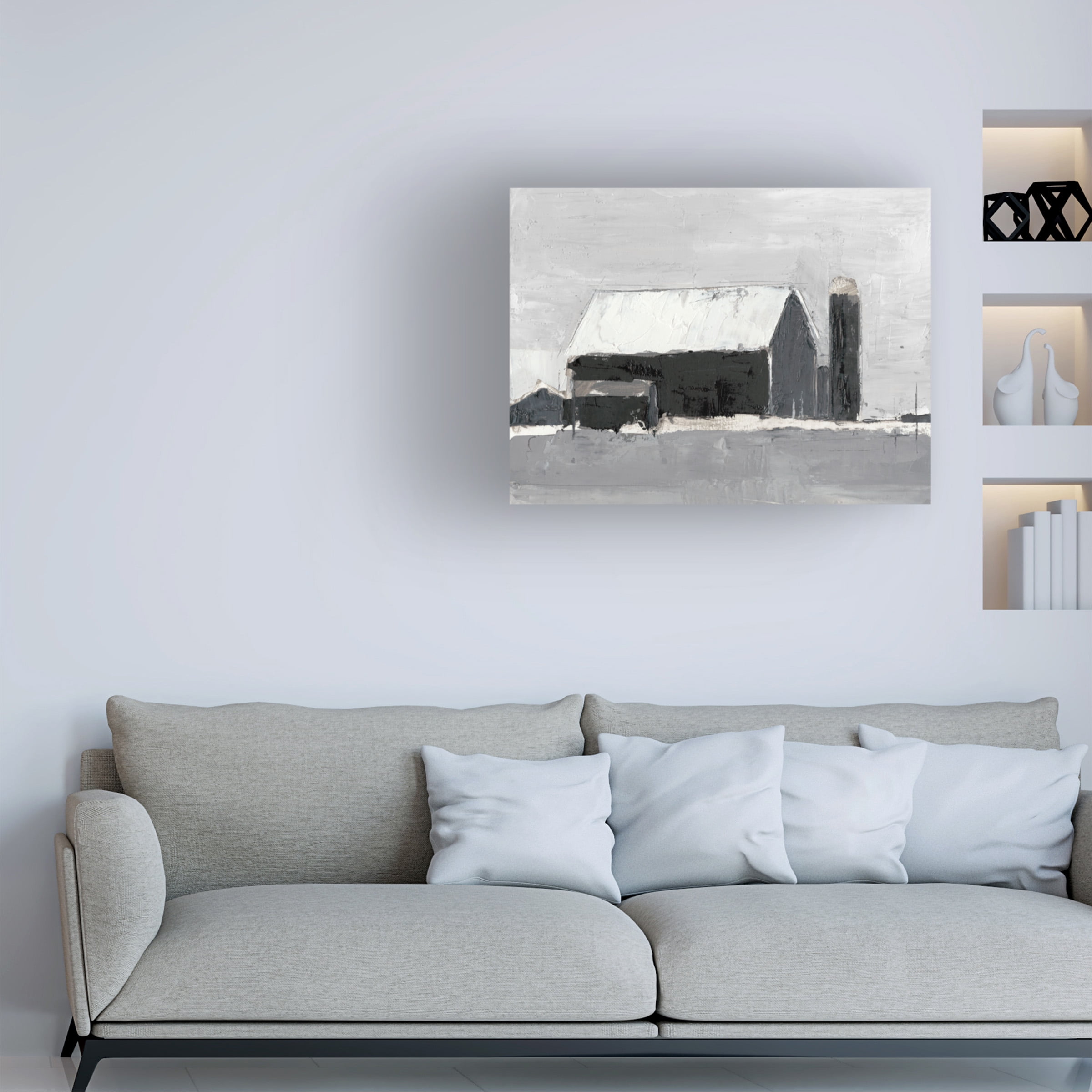 Trademark Fine Art Ethan Harper Dynamic Barn I Canvas Wall Art - 35x47