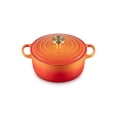 thumbnail image 1 of Cocotte Le Creuset Signature de 4,5 qt Flamme Dorée, 1 of 6