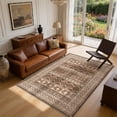 thumbnail image 3 of Toyoso 6'x9' Southwestern Tribal Area Rug, Large Bohemian Geometric Silicone Carpet, 0.25" Slim Machine Washable Non-Slip Floor Carpet for Modern Living Room and Apartment Lounges Art Rug, 3 of 9
