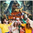 thumbnail image 2 of LAMIRO Dinosaur Birthday Party Decorations Banner Backdrop,Dinosaur Theme Large Banner Boys Party Decorations Supplies,Children's Dino Sign Poster Background Decor 72X44 Inch, 2 of 4