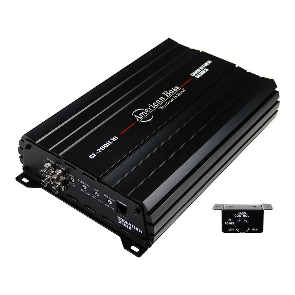 American Bass GF20001D 2340W RMS Godfather 1CH Amplifier