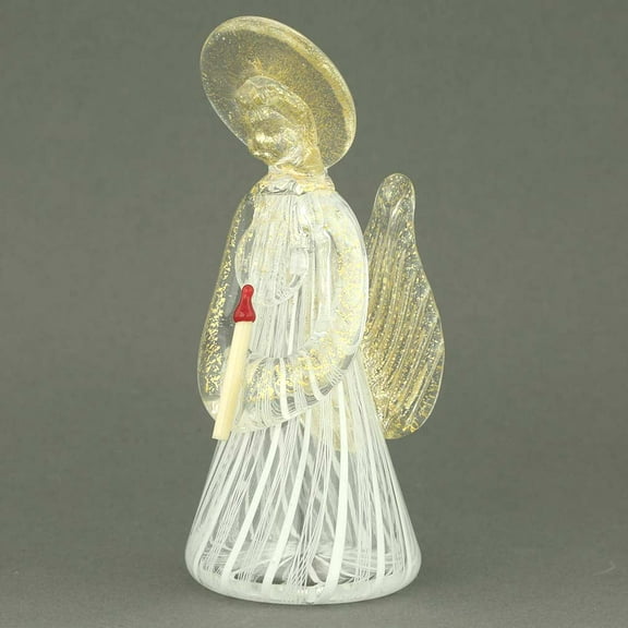 GlassOfVenice Murano Glass Reticello Angel