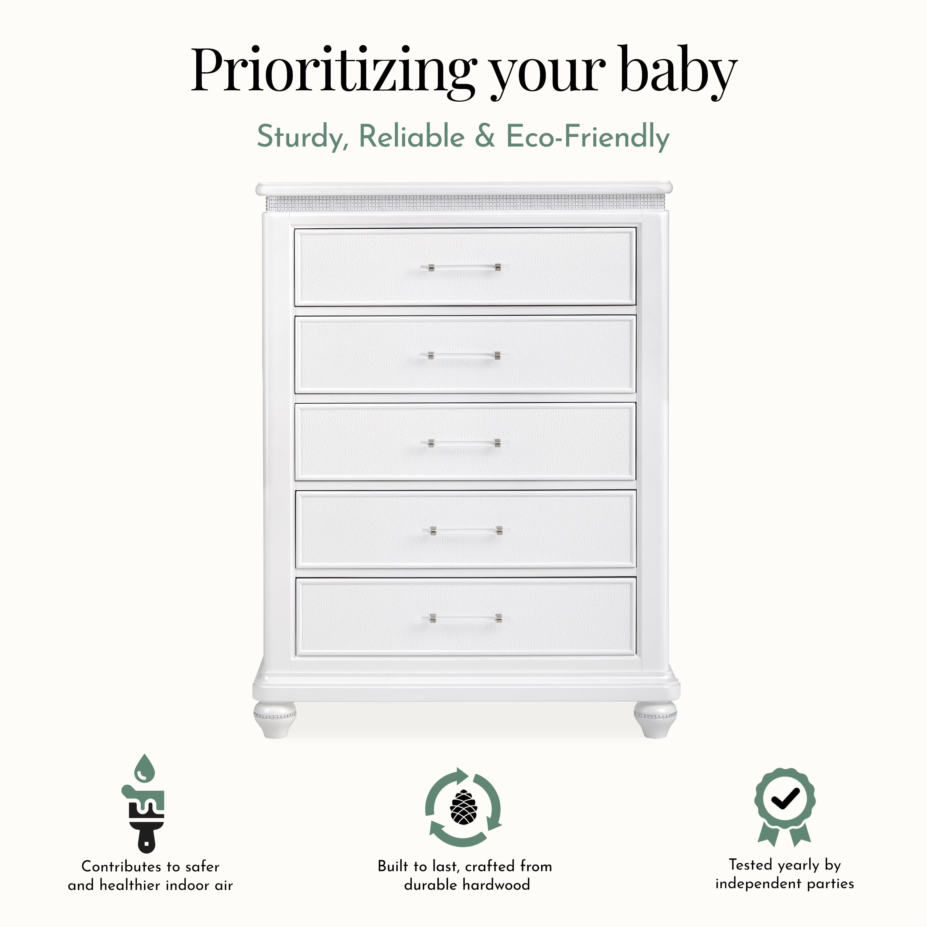 Evolur Nova Tall Chest, Stardust