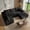 Black, variant on KCGKCG 106" Cloud Sectional Couch with L Shape Chaise, Modern Frameless Modular Sofa with Cup Holders, Higher 17.7" Seat Height, 32D Pure Foam, No Assembly for Apartment