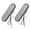 White, variant on 24 LED Turn Light Oval Trailer Lights Side Marker Tail Light Replacement Tail Stop Brake Light Easy Installation