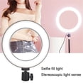 thumbnail image 2 of kurtrusly LED Live Streaming Ring Light Studio Photography Selfie Tattoo Fill Light Black (6.5 inch), 2 of 8