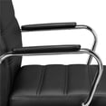 thumbnail image 2 of Yaheetech Mid-Back PU Leather Adjustable Office Chair with Arms, Black, 2 of 11