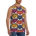 thumbnail image 2 of Fotbe Fox Face Men's Camiseta sin Mangas Estampada para Hombres, Playera Casual para Gimnasio, Entrenamiento, Playa-Medium, 2 of 7