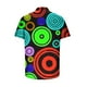 thumbnail image 4 of Camisas de Manga Larga para Hombres Blusa Cómoda de Cuello de Impresión, Camisa Casual de Poliéster para Uso Diario, de Fiesta Y de Primavera de Verano, 4 of 5
