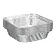 thumbnail image 1 of 2025 20 Pcs Aluminum Foil Pie Pans Disposable Non-stick for Baking Cooking 4.7' Square, 1 of 5