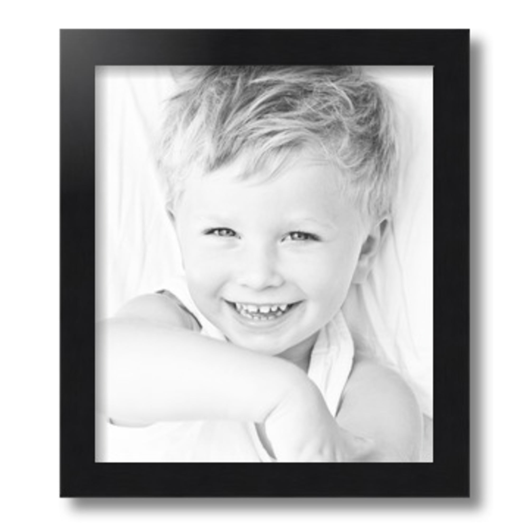 ArtToFrames 12" x 14" Black Steel Picture Frame, 12x14 inch Black MDF Poster Frame (WOM-4639), 1 Pack