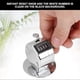 thumbnail image 3 of 4 digit handheld counter, metal case, handheld counter for games and golf, 3 of 5
