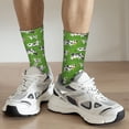 thumbnail image 6 of Vsdgher Cows With Calfs Green Crew Socks for Men & Women, Breathable Casual Athletic Ankle Socks, 6 of 6
