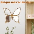 thumbnail image 3 of Butterfly Mirror Wall Decor, Butterfly Design Wall Mounted Sculptures, Retro Decorative Bug Insects Animals Beetle Mirrors, Creative Butterfly Home Decor for Living Room Bedroom(Butterfly), 3 of 11