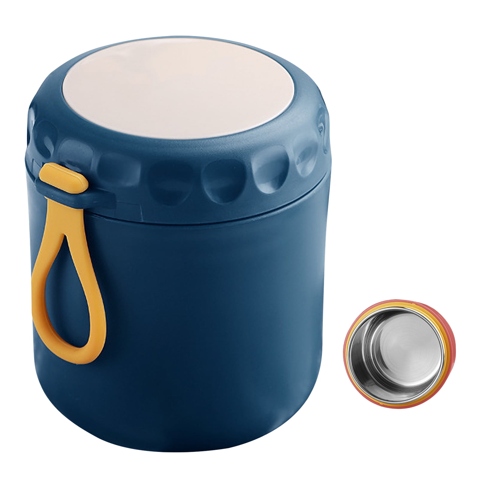 Soup Cup Food Jar Container Food Flasks Stainless Steel Insulated & Microwaveable Soup Porridge Holder Office Worker Portable Lunch Box for Soup Porridge with Spoon