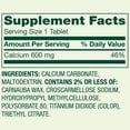 thumbnail image 3 of (2 pack) Spring Valley Calcium Bone Health Dietary Supplement Tablets, 600 mg, 100 Count, 3 of 14
