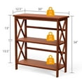 thumbnail image 3 of Costway 3-Tier Bookshelf Wooden Open Storage Bookcase for Home Office Natural, 3 of 11