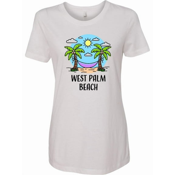 Inktastic Summer Vacation in West Palm Beach Women's T-Shirt