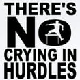thumbnail image 2 of CafePress - There's No Crying In Hurdles Body Suit - Baby Light Bodysuit, Size Newborn - 24 Months, 2 of 4