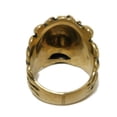 thumbnail image 3 of Pre-Owned Gucci Lion Head Ring, #25, Gold, Size 24, Animal Print, Plated, Aged 398601 I4600..., 3 of 8