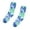 Blue Green, variant on Women Men Socks, Fashion Tie-Dyed Breathable Sweat Absorbing Elastic Soft Cozy Cotton Middle Tube Crew Socks for Daily Wear Sports