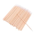 thumbnail image 4 of 300 hisopos de algodón: palillos de dientes desechables con puntas puntiagudas para maquillaje y uso diario. Palitos de bambú para maquillaje y decoración de uñas., 4 of 5