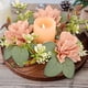 thumbnail image 2 of Fiudx Corona de Rosas Primaverales, Anillos de Hortensias para Velas, Decoración Floral Artificial, Centros de Mesa para Puertas de Entrada y Bodas, Decoración de Temporada para El Hogar, Multiusos,, 2 of 7