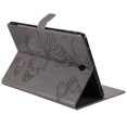 thumbnail image 5 of Galaxy Tab S4 10.5-inch 2018 SM-T830/T835 Case,Allytech Embossed with Butterfly Series Folio Stand Wallet Case with Cards/Cash Holder for Samsung Galaxy Tab S4 10.5-inch 2018 Release Tablet, Gray, 5 of 7