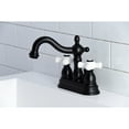 thumbnail image 2 of Kingston Brass KB1600PX Heritage 4 in. Centerset Bathroom Faucet, Matte Black, 2 of 5