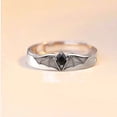 thumbnail image 3 of Yoetaun Angels and Devil Couples Rings Men and Women 1 Pair Fashion Trend Finger Ring Novel Adjustable Opening Ring Silver, 3 of 8