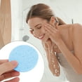 thumbnail image 5 of Unique Bargains 5 Pcs Compressed Facial Sponge Lightweight Round Reusable Cleansing Puff Blue, 5 of 5