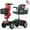Red With Basket, variant on SUWU Mobility - 2025 - Upgraded Older Mobility Scooter - 4 Wheel Outdoor Compact Scooter - w/ 2 * 20AH Lead Acid Batteries, 16 Miles, USB Charger Port & Cup Holder, 300W Motor (Black)