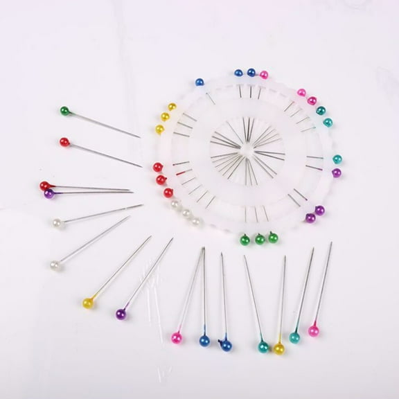 Masteelf Sewing Pins with Plastic Heads for Crafts in Assorted Colors Perfect for Marking and Decorating Projects 40pcs