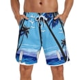 thumbnail image 2 of Yaoyar Mens Swim Trunks with Mesh Liner Quick Dry Bathing Suits Beach Vacation Swimsuit Board Shorts, 2 of 7