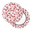 thumbnail image 2 of Balery Red Football Fundas de asiento para taburete de bar redondo de tela de terciopelo ajustables que protegen de arañazos y manchas para sillas de 14 a 17 pulgadas.-13 inch, 2 of 7