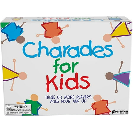 Pressman Charades for Kids - The 'No Reading Required' Family Game, 5"