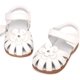 thumbnail image 5 of Sandalias de verano de piel con punta suave y diseño de princesa para niñas (niñas pequeñas/niñas) en color blanco 1, 5 of 5