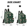 thumbnail image 2 of FORMRS Mini Backpack Purse for Women Travel Daypack Casual Shoulder Bag, Christmas Santa Hats, 2 of 7
